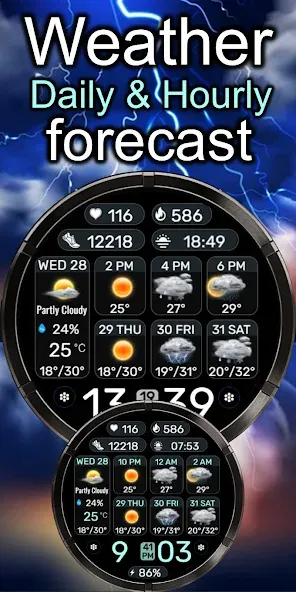 Weather Board 2 Black IW10 screenshot 1
