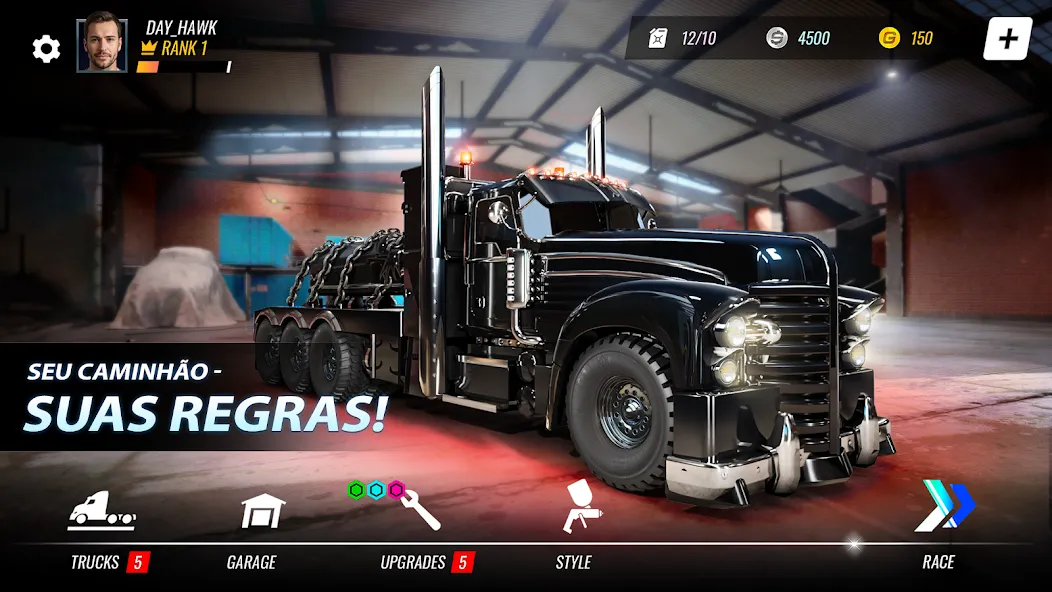 Big Rig Racing: Drag racing screenshot 1