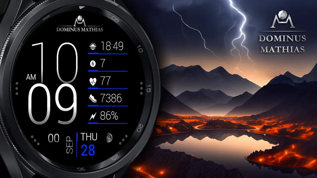 DM041 Digital Watch Face screenshot 1