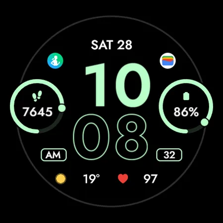 TVV Fitness 4 Watch Face screenshot 10