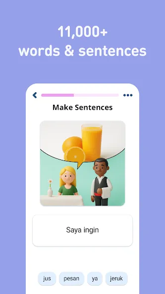 Learn Indonesian - 11000 Words screenshot 4