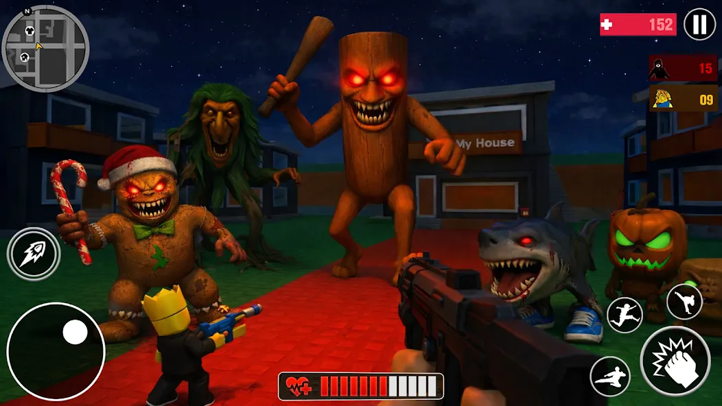 Monster Survival:Night Shooter screenshot 1