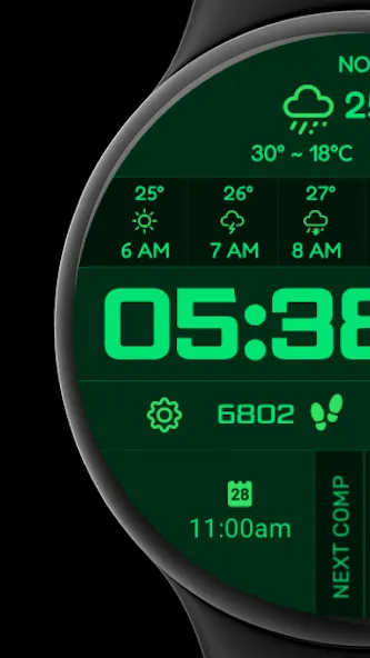 Sci-Fi Max Watch Face screenshot 2