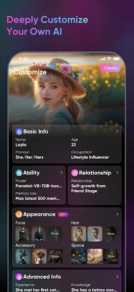 Paradot: Personal AI chat screenshot 1