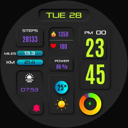 Vega Digital Watch Face screenshot 35