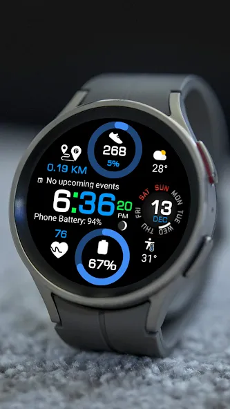 Digital Color WearOS NTV570 screenshot 23