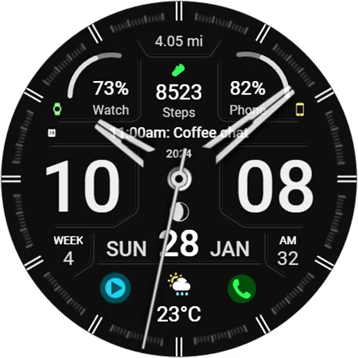 WFP 320 Hybrid watch face screenshot 42