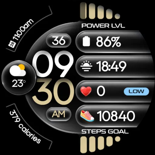 OMG 230 - Digital Watch Face screenshot 25