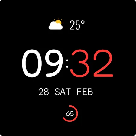 Minimal Watch Face screenshot 21