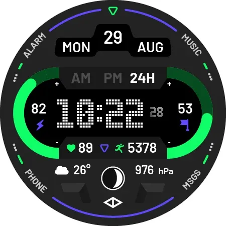 Vision 3: Digital Watch Face screenshot 20