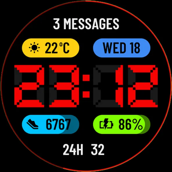 Watch face CNW0032 screenshot 25