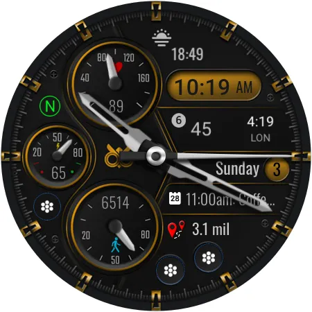 CLA024 Hybrid Watch Face screenshot 16