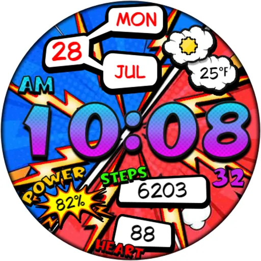 DIGI COMICON CTS43 Watch face screenshot 23