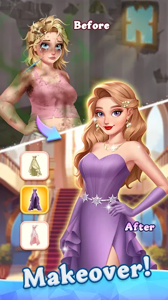 Beauty Tiles: Story & Makeover screenshot 3