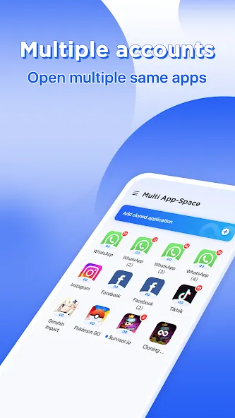 Multi App-Space screenshot 1