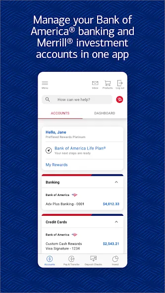 Bank of America Mobile Banking screenshot 1