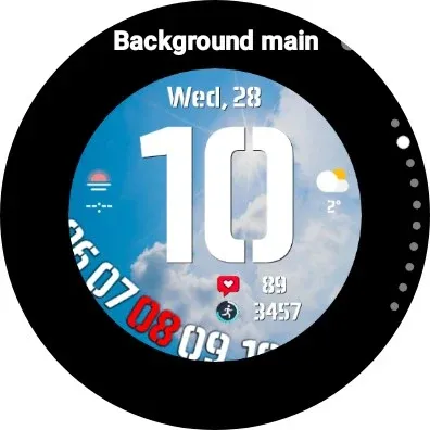 N-SPORT660 Weather Big Digital screenshot 10