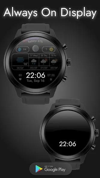 Weather watchface 3 screenshot 4