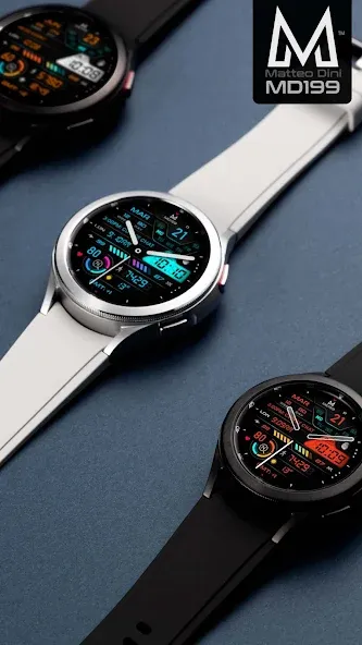 MD199: Analog watch face screenshot 6