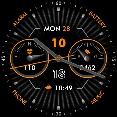 Elegant - Analog I watch face screenshot 11