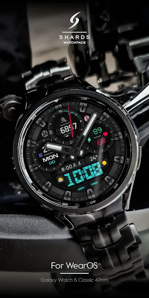 SH104 Watch Face, WearOS watch screenshot 6