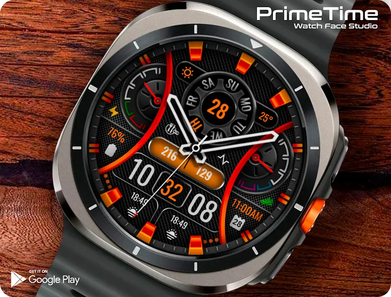 PT43 Hybrid Watch Face screenshot 2