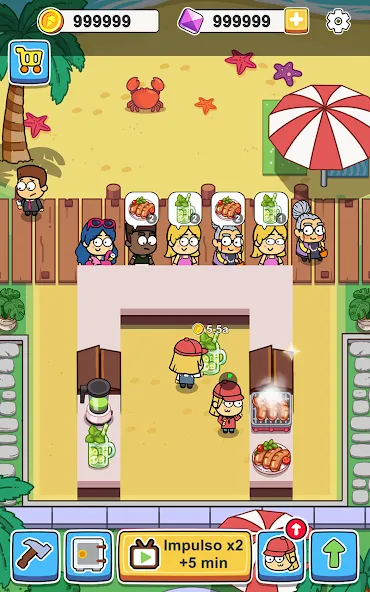 Idle Food Bar: cocina screenshot 12