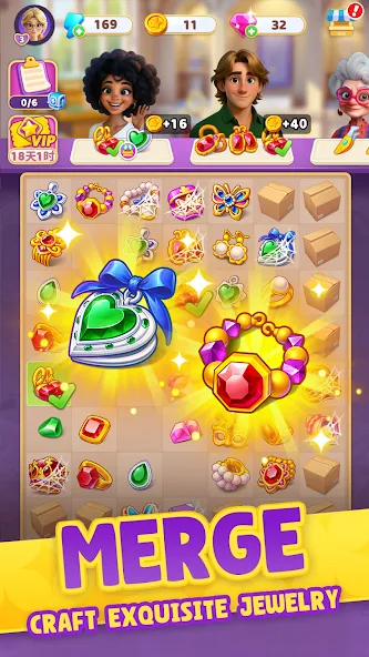 Gem Secret:Merge&Craft screenshot 2