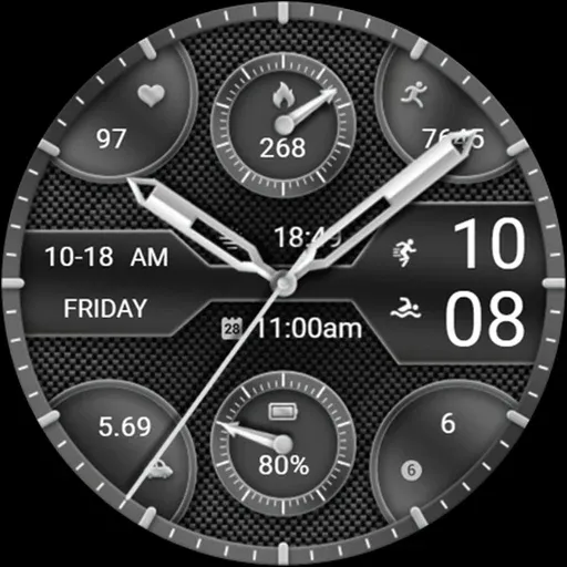 Carbon Fiber Texture ZKinWatch screenshot 7