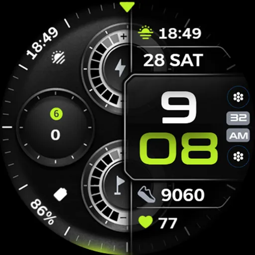 OMG 443 - Digital Watch Face screenshot 26