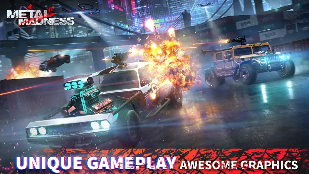 METAL MADNESS PvP: Car Shooter screenshot 2
