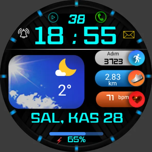 FSW248 digital Watchface screenshot 6