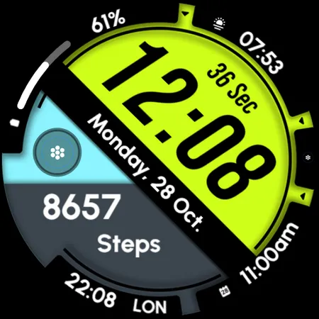 RE61 - Runner Watch Face screenshot 19
