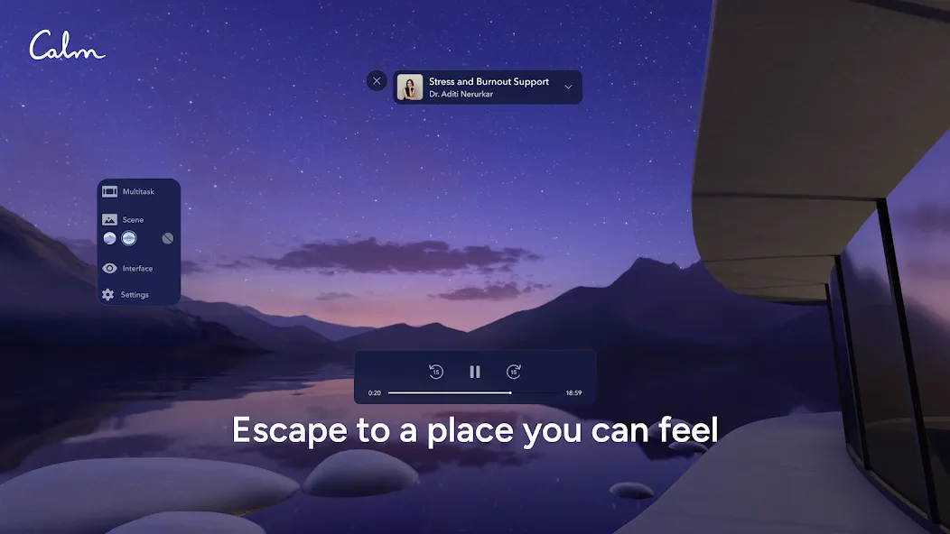 Calm: Meditación y Sueño screenshot 9