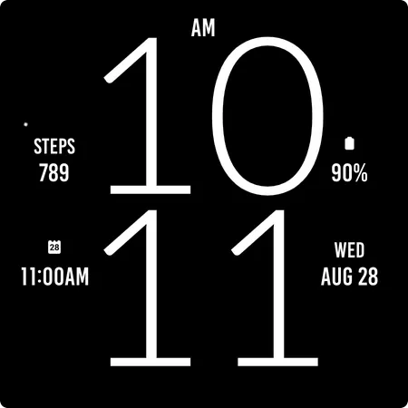 White Light Watch Face screenshot 5