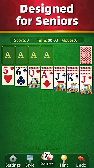 Vita Solitaire for Seniors screenshot 2