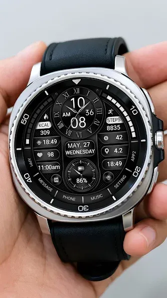 Metal Small Clock ZKin Watch screenshot 6