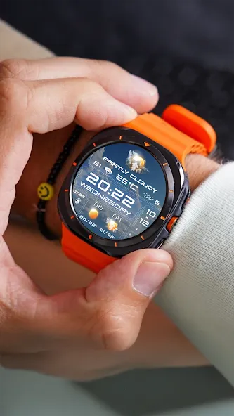 N-SPORT 758 Watch Face Wear OS screenshot 2