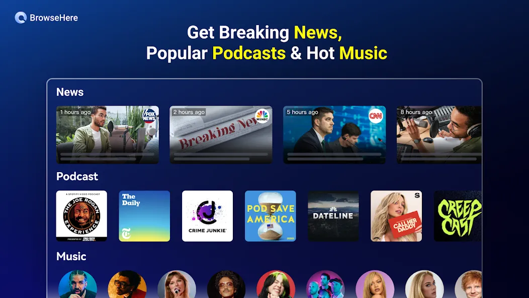 Browser TV Web - BrowseHere screenshot 7
