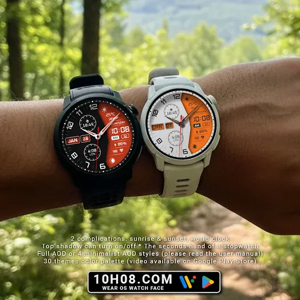 Watch face 10h08.com #114 screenshot 5