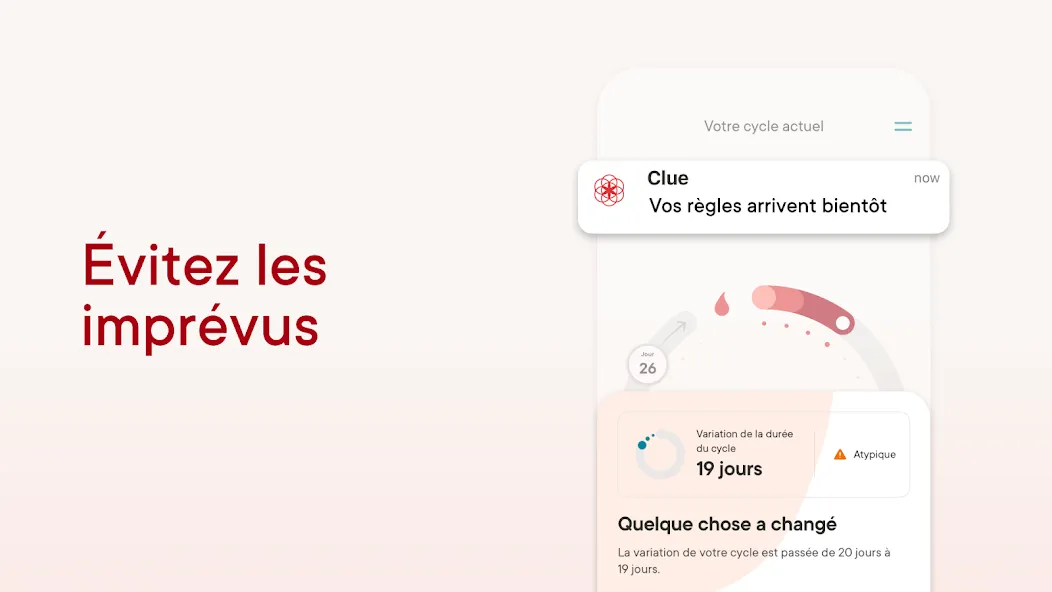 Calendrier des règles Clue screenshot 14