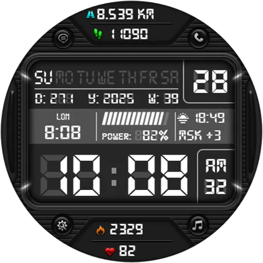 DIGI MONUS CTS60 Watch face screenshot 13