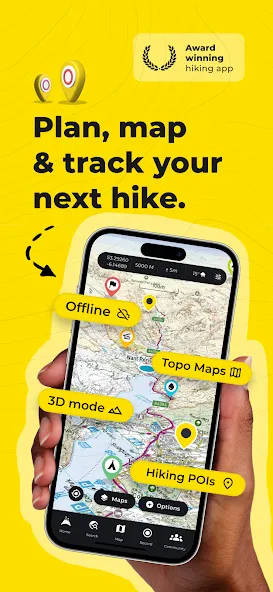 HiiKER: The Hiking Maps App screenshot 1