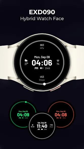 EXD091: Simple Spectrum Face screenshot 5
