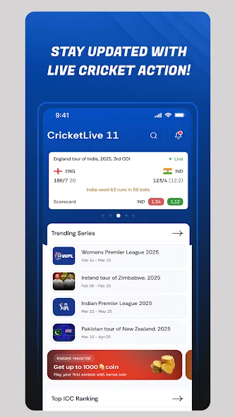 CricketLive11: Live Scores screenshot 2