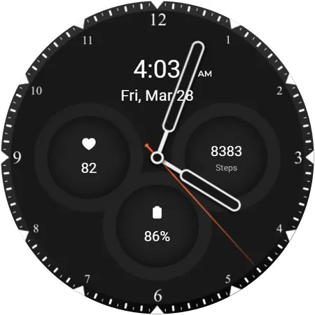 Romani Ite Domum Watch Face screenshot 12