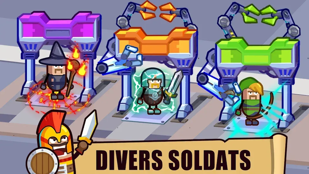 Fabrique de Héros: Idle Game screenshot 4