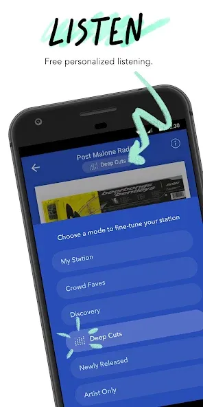 Pandora - Music & Podcasts screenshot 1