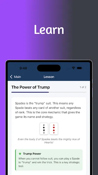 Spades Academy - Play & Learn screenshot 9