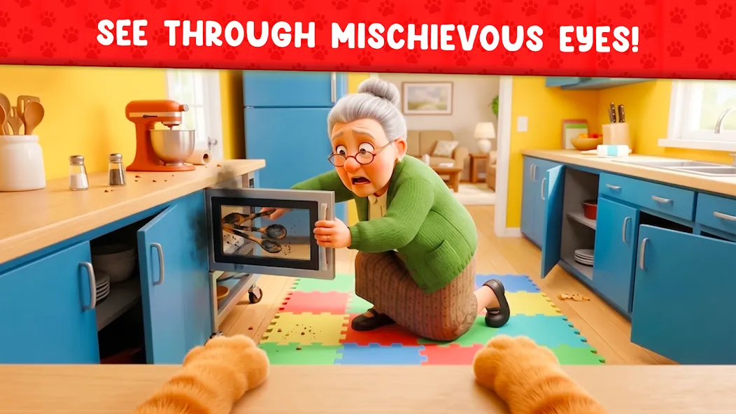 Granny Prank: Cat Simulator 3D screenshot 4